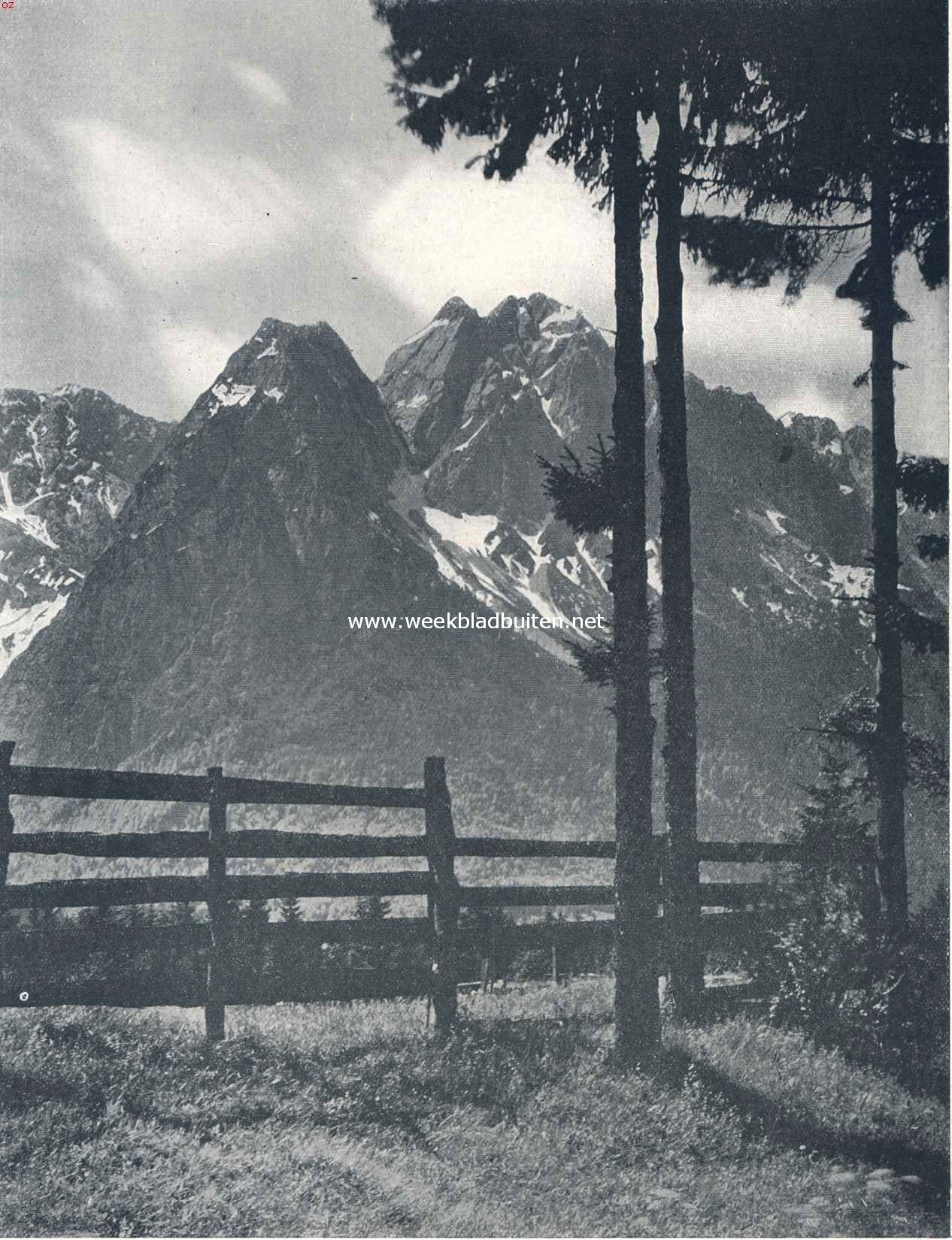 Het Wettersteingebergte bij Garmisch-Partenkirchen