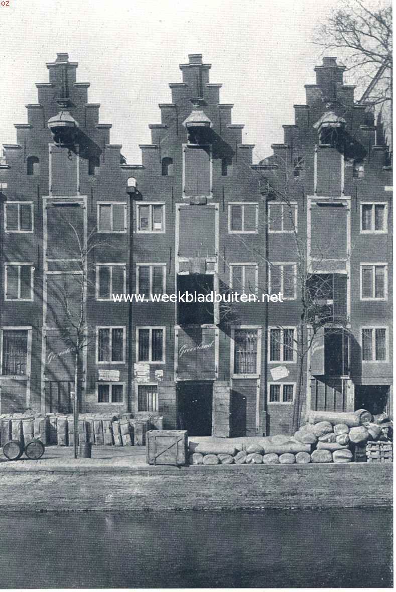 De Groenlandsche Pakhuizen. De Groenlandsche Pakhuizen op de Keizersgracht te Amsterdam