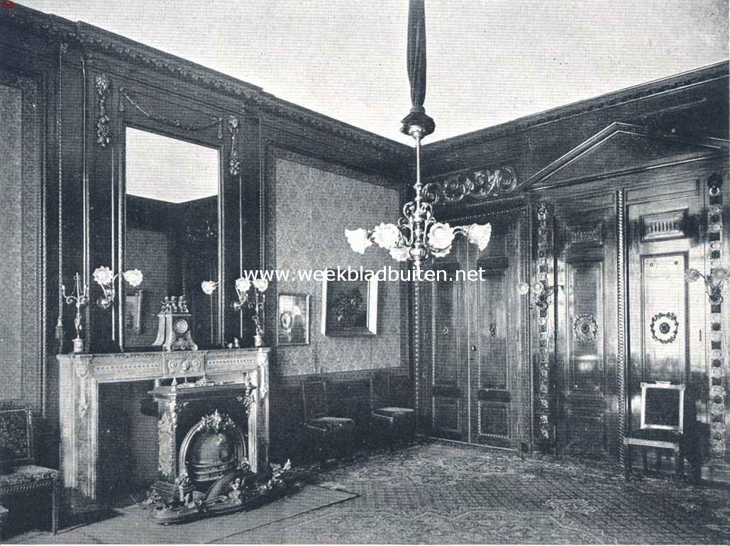 Teylers Fundatiehuis te Haarlem. Vergaderzaal in Teylers Fundatiehuis