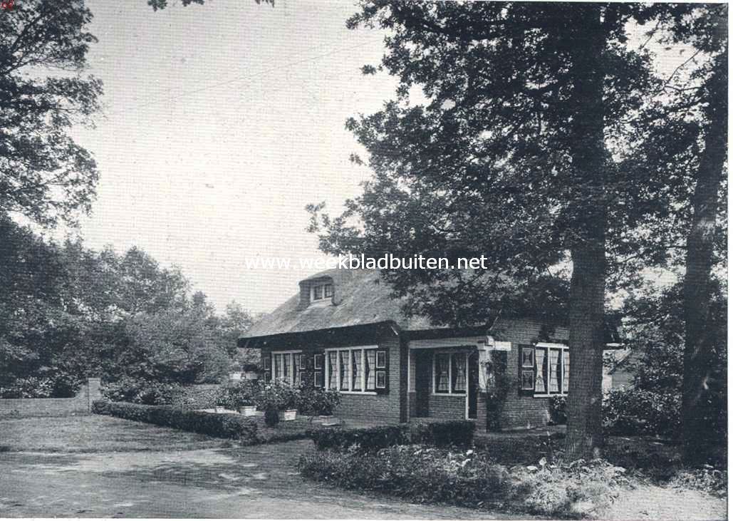 Het huis Zwaluwenburg bij Elburg. De rentmeesterswoning