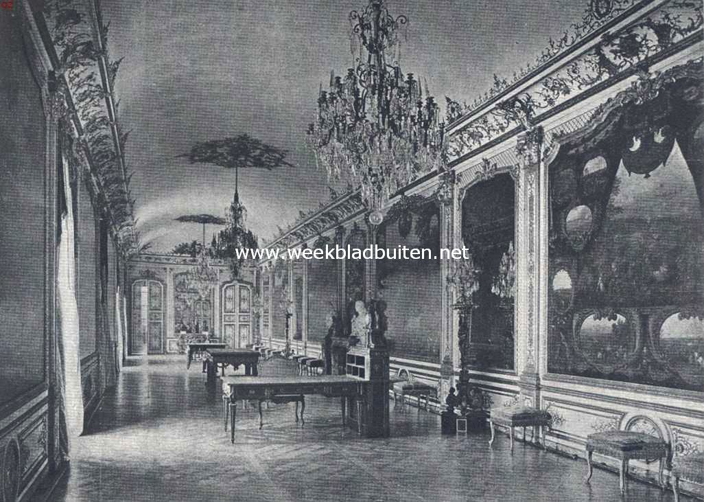 Het kasteel Chantilly. De veldslagengalerij