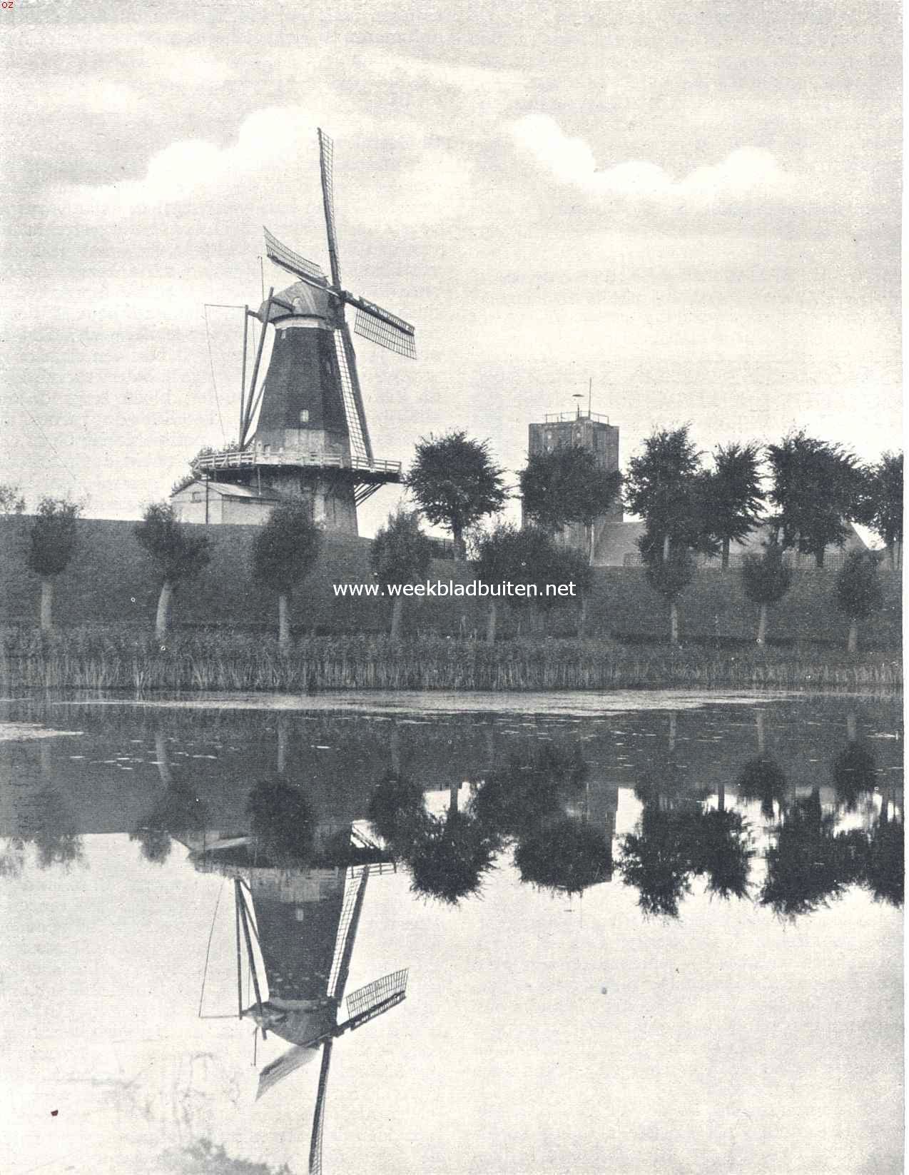 Aan de vestinggracht te Woudrichem
