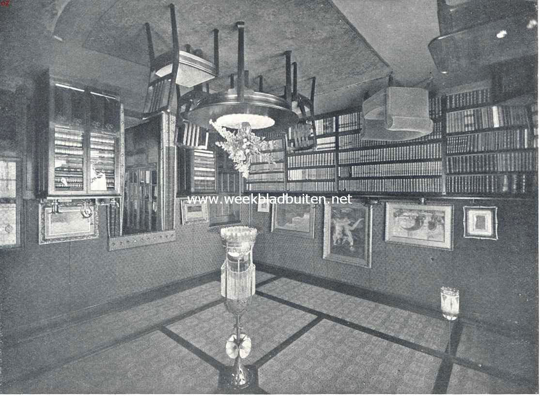 Het moderne landhuis. Kijkje in de huiskamer 1