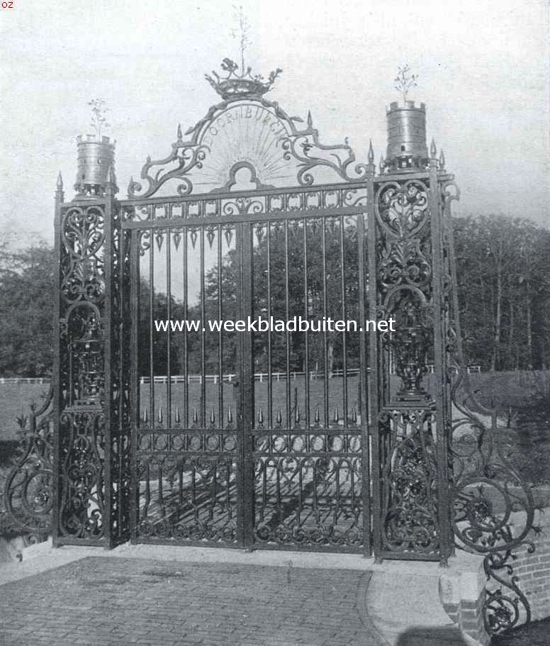 Huize Doornburgh bij Maarssen. Het hek van Doornburgh