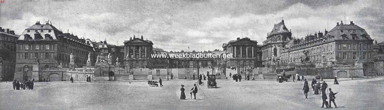 Paleizen en kasteelen om Parijs. Het slot van Versailles, front