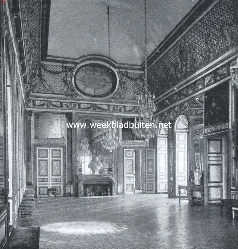 Paleizen en kasteelen om Parijs. Versailles. De Salon de l'Oeuil de Boeuf