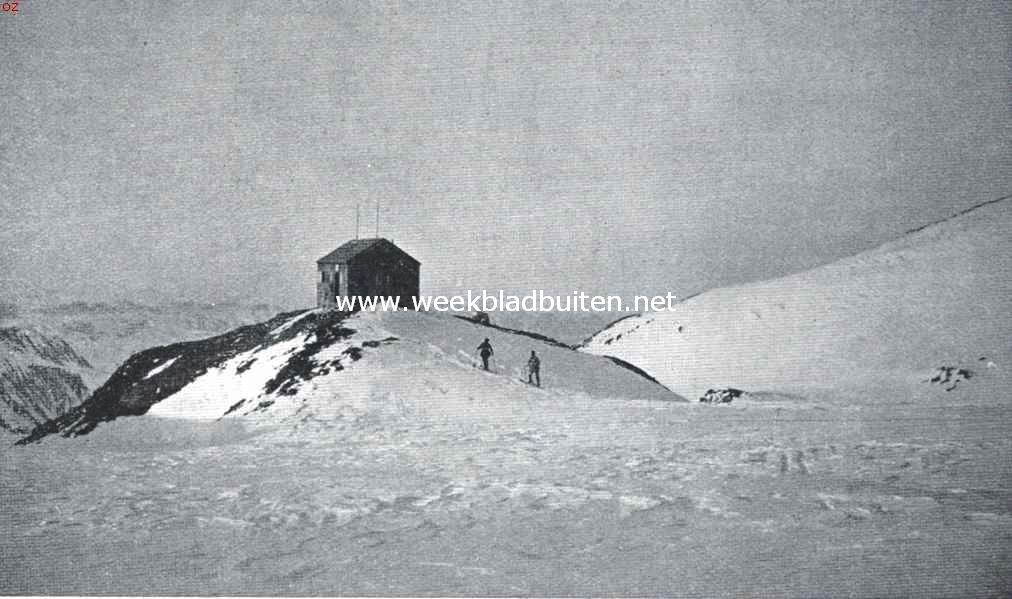 Adelboden. De hut op den Wildstrubel