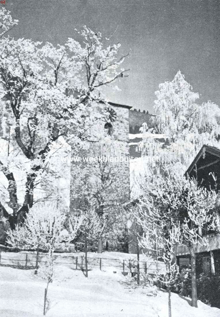 Bij het kerkje van Adelboden