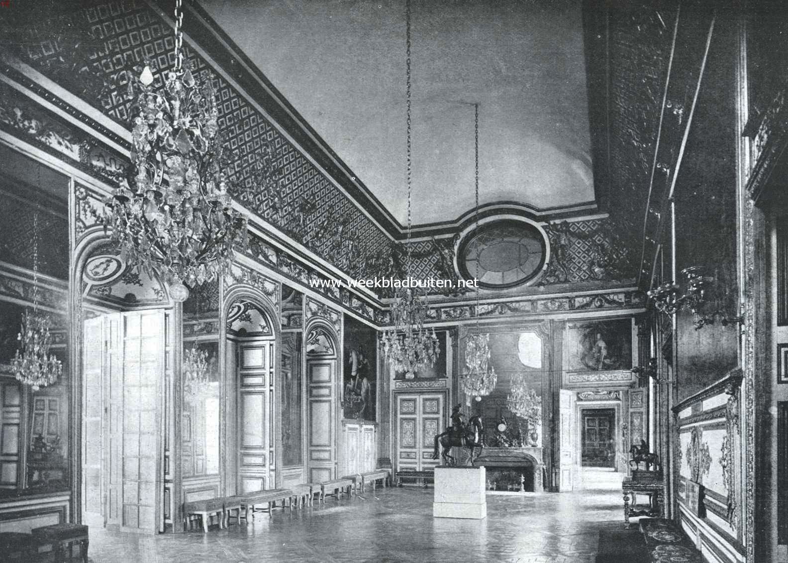 Paleizen en kasteelen om Parijs. Versailles. De Salon de l'Oeil de Boeuf