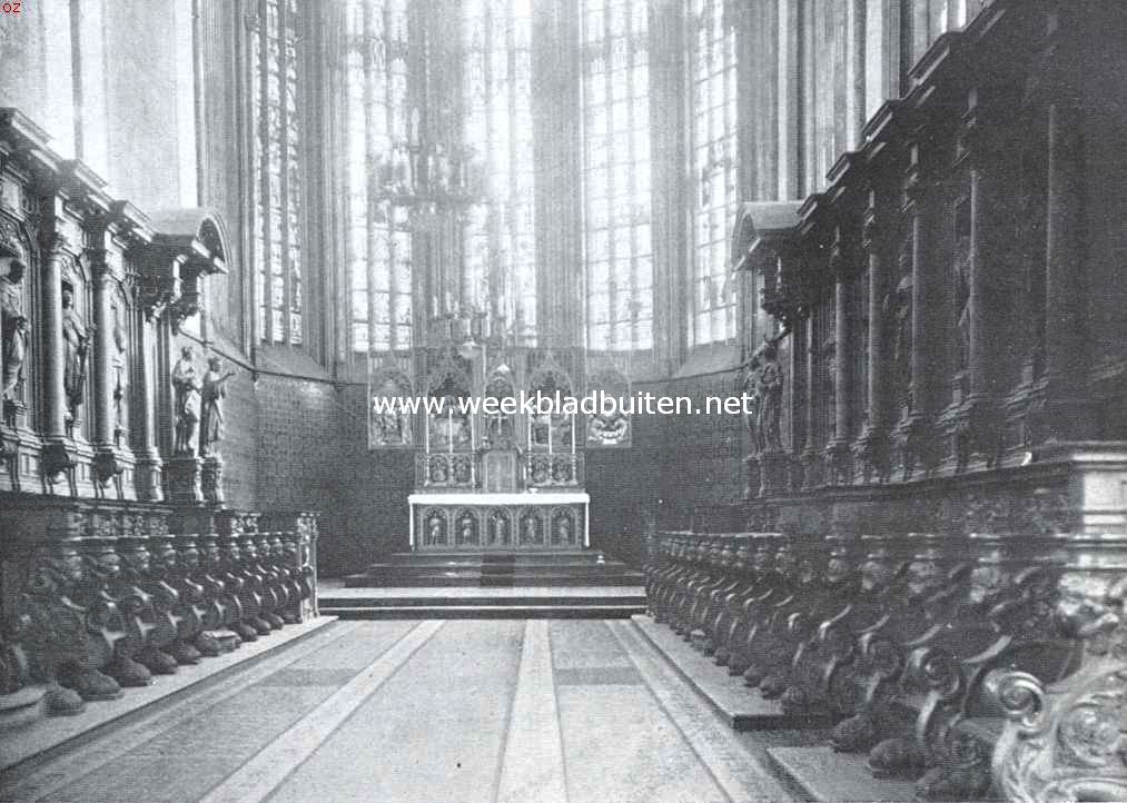 Het koor van de kerk te Wouw