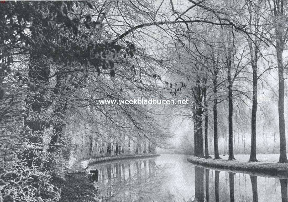Wintergezicht bij Oud-Amelisweerd aan den Krommen Rijn