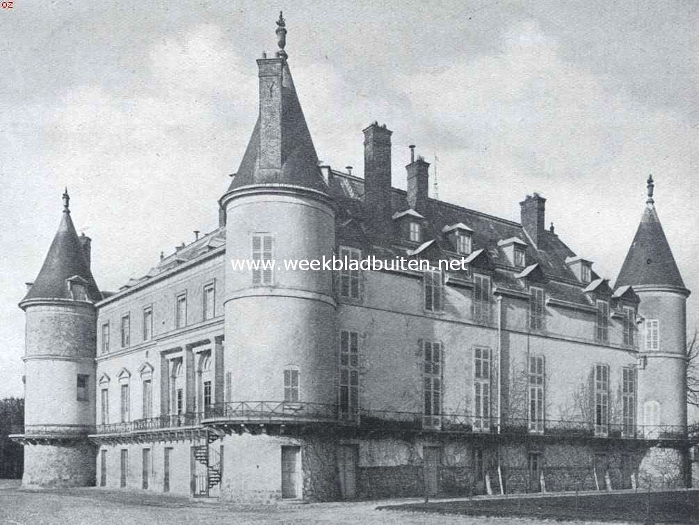 Paleizen en kasteelen om Parijs. Het kasteel te Rambouillet, achterzijde