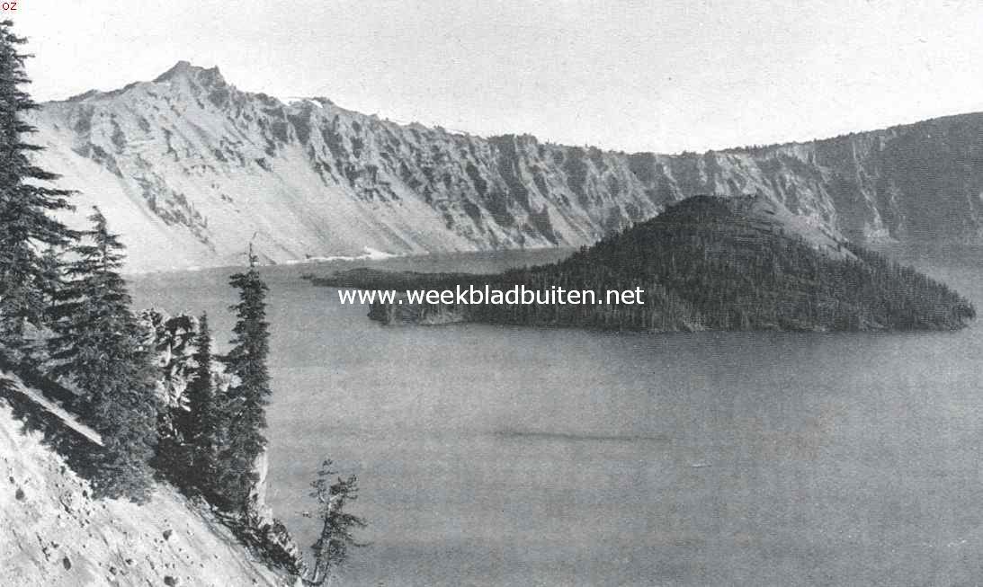 Het Crater Lake in den staat Oregon
