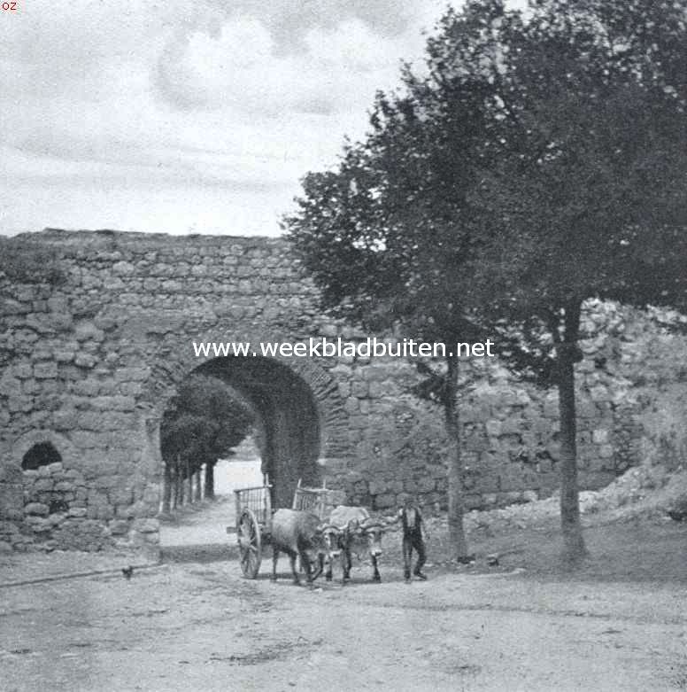 Iets over Spanje en Spaansche steden. Poort te Burgos, uit den tijd der Mooren