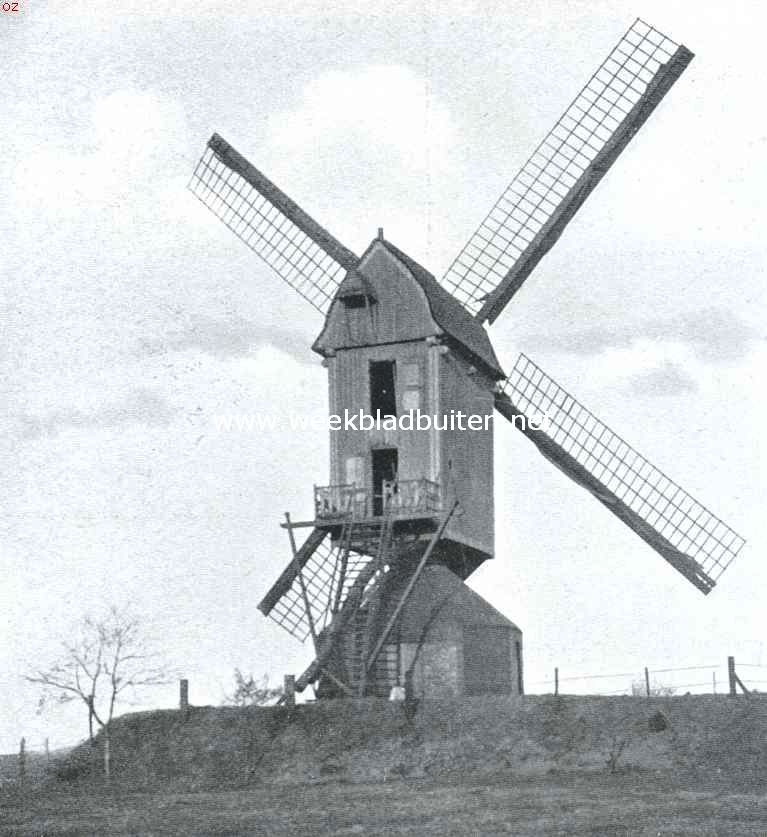 De oude windmolen aan de Bredasche Baan bij Roosendaal