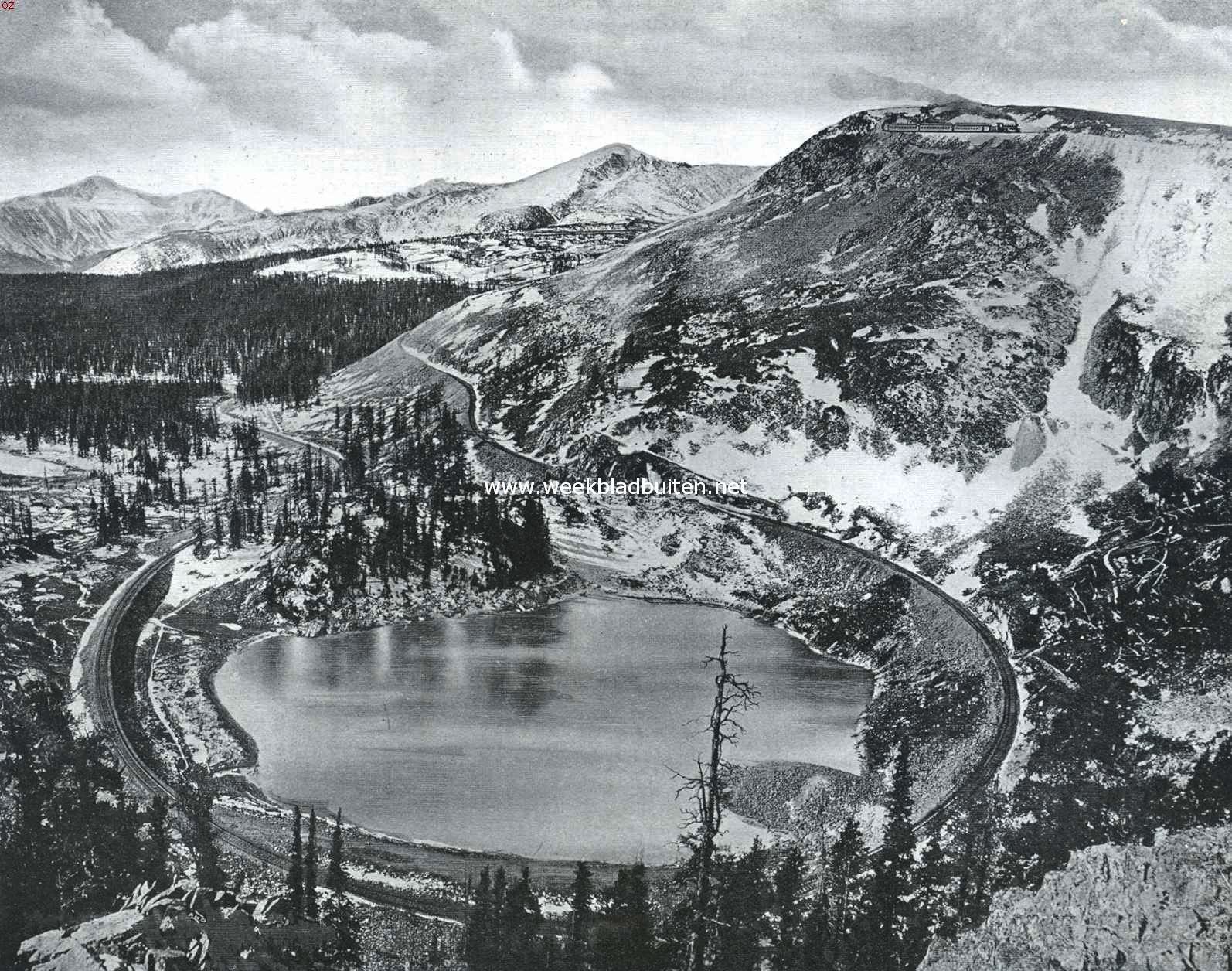 Het Amerikaansche Rotsgebergte. Yankee Doodle Lake