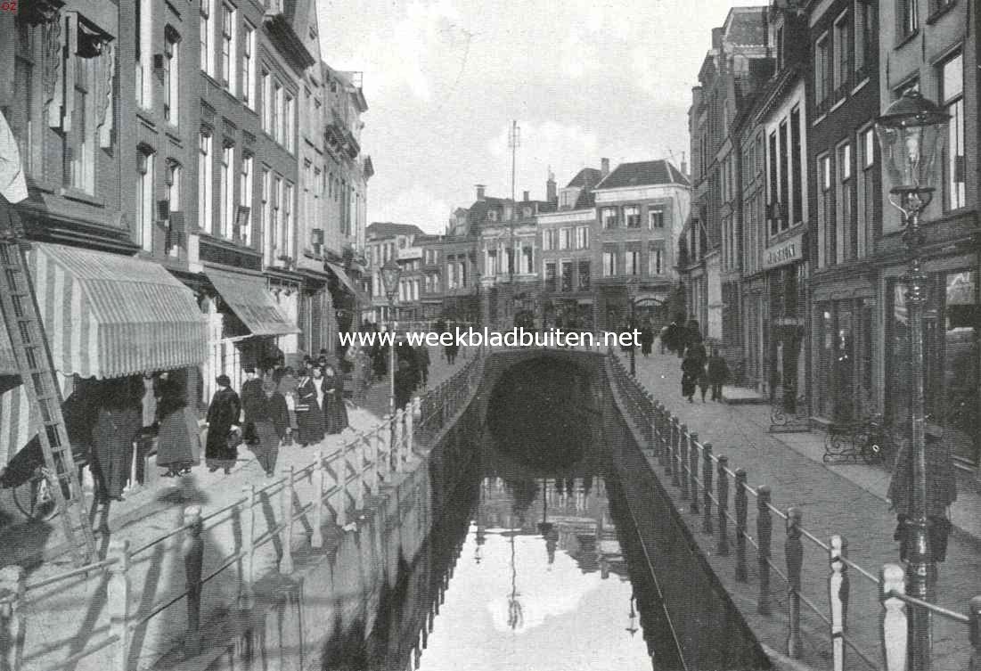 Leeuwarden bedreigd. Gezicht door het Nauw op de Brol