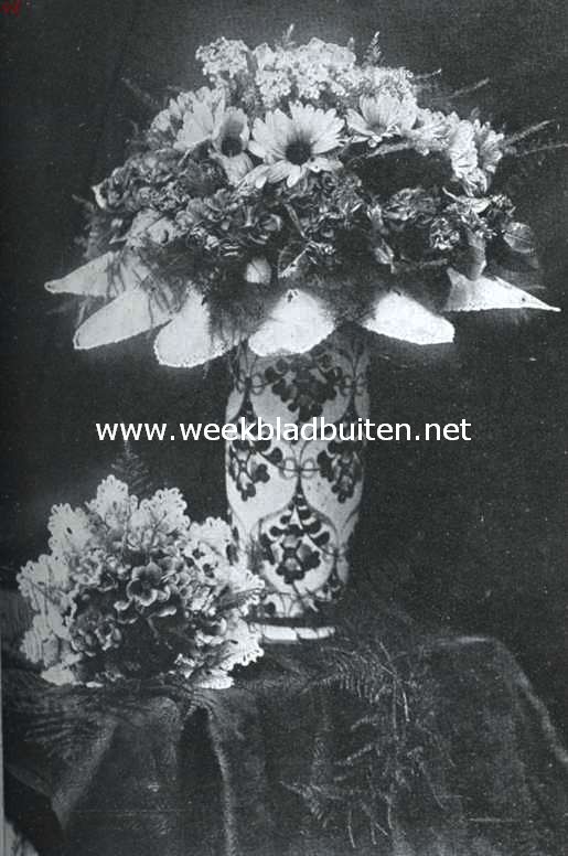 De Voorjaarsbloemententoonstelling te Heemstede. Inzending Firma J.C. Hoogeveen, Den Haag