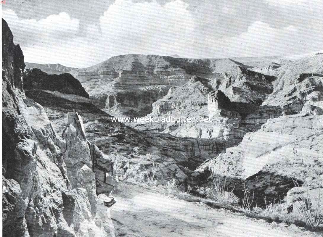 De Apache Trail. De Painted Cliffs