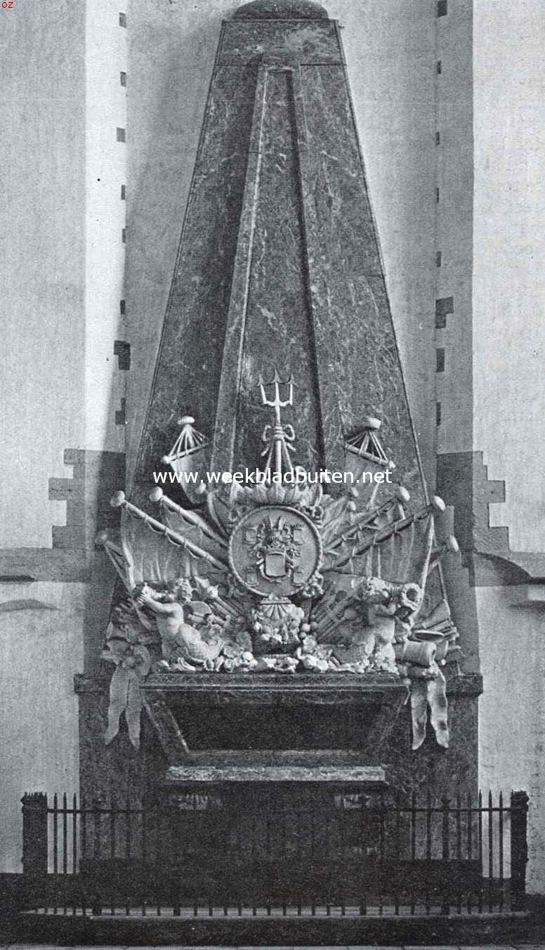 Den Briel. Graftombe van admiraal Philippus van Almonde, in de St. Catharinakerk