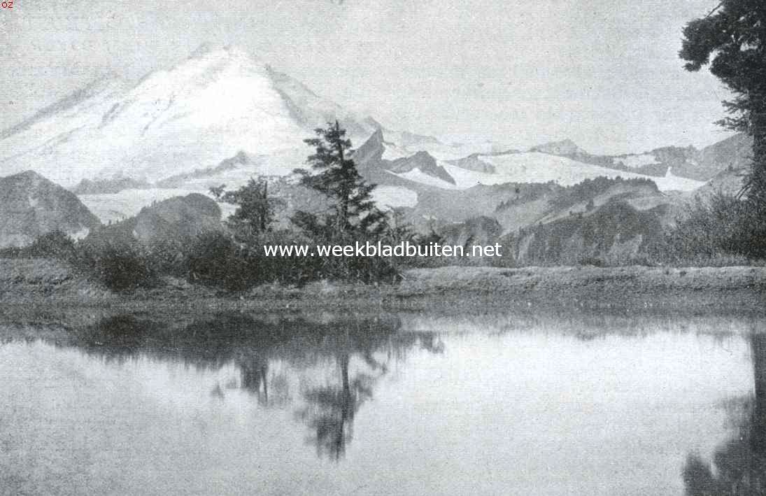 Mount Baker bij Seattle, een der snelst groeiende steden van de Unie, in een prachtige natuur in 't Noordwesten van de Vereenigde Staten