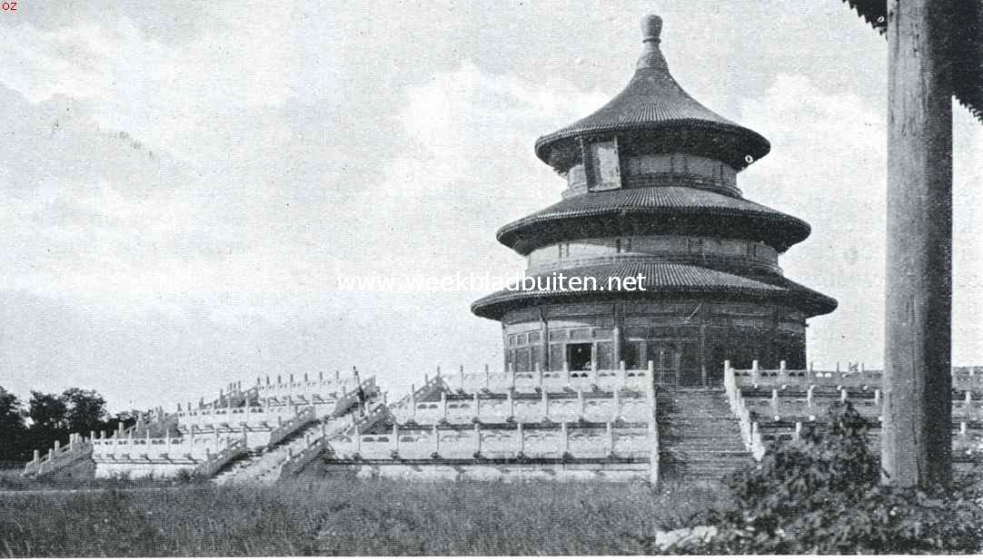Peking. De tempel des hemels in het gelijknamige tempelcomplex