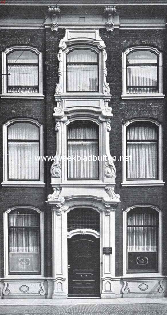 Middengedeelte van een huis aan de Breestraat te Leiden