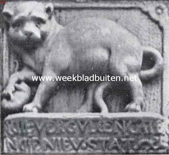 Over onze Amsterdamsche gevelsteenen. Gevelsteen aan de Leidschegracht