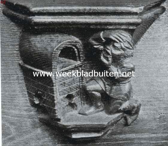 De Oude Kerk te Amsterdam. Misericordes der koorbanken in de Oude Kerk te Amsterdam 2