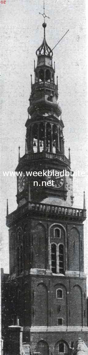 De Oude Kerk te Amsterdam. De toren der Oude Kerk