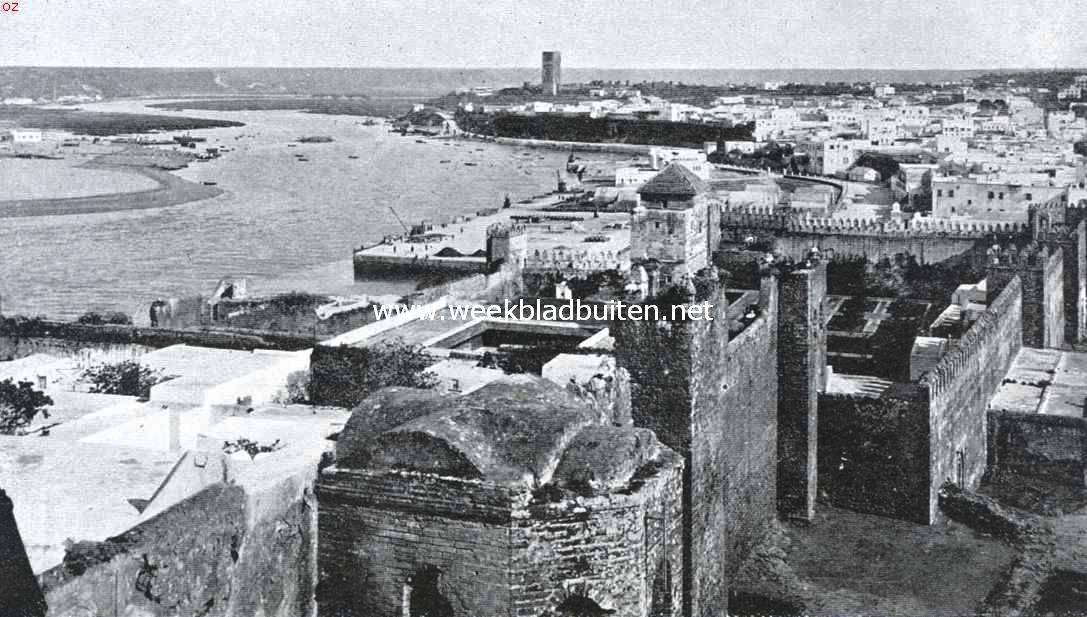 Rabat. Panorama van Rabat en de rivier