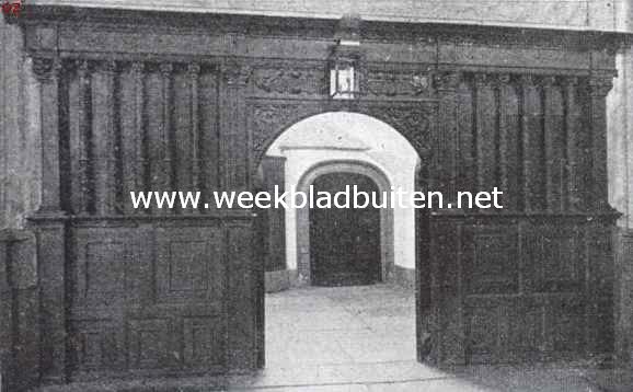 De Nieuwe Kerk te Amsterdam. Afsluiting van een der kapellen in de Nieuwe Kerk
