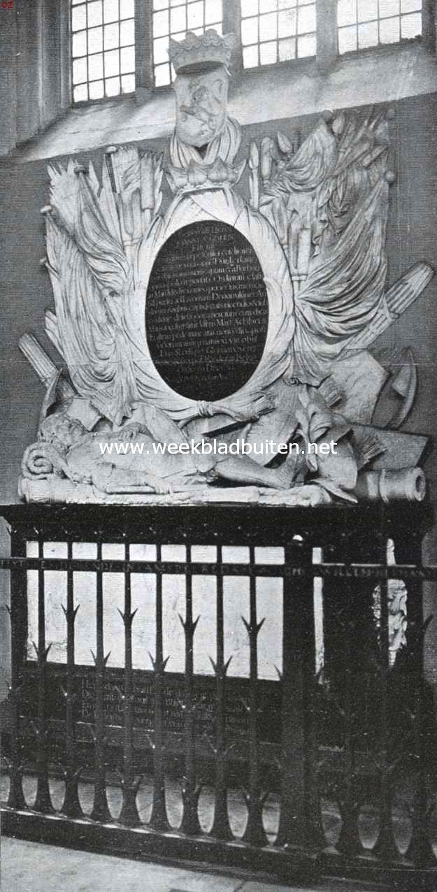 De Nieuwe Kerk te Amsterdam. Graftombe van Jan van Galen in de Nieuwe Kerk