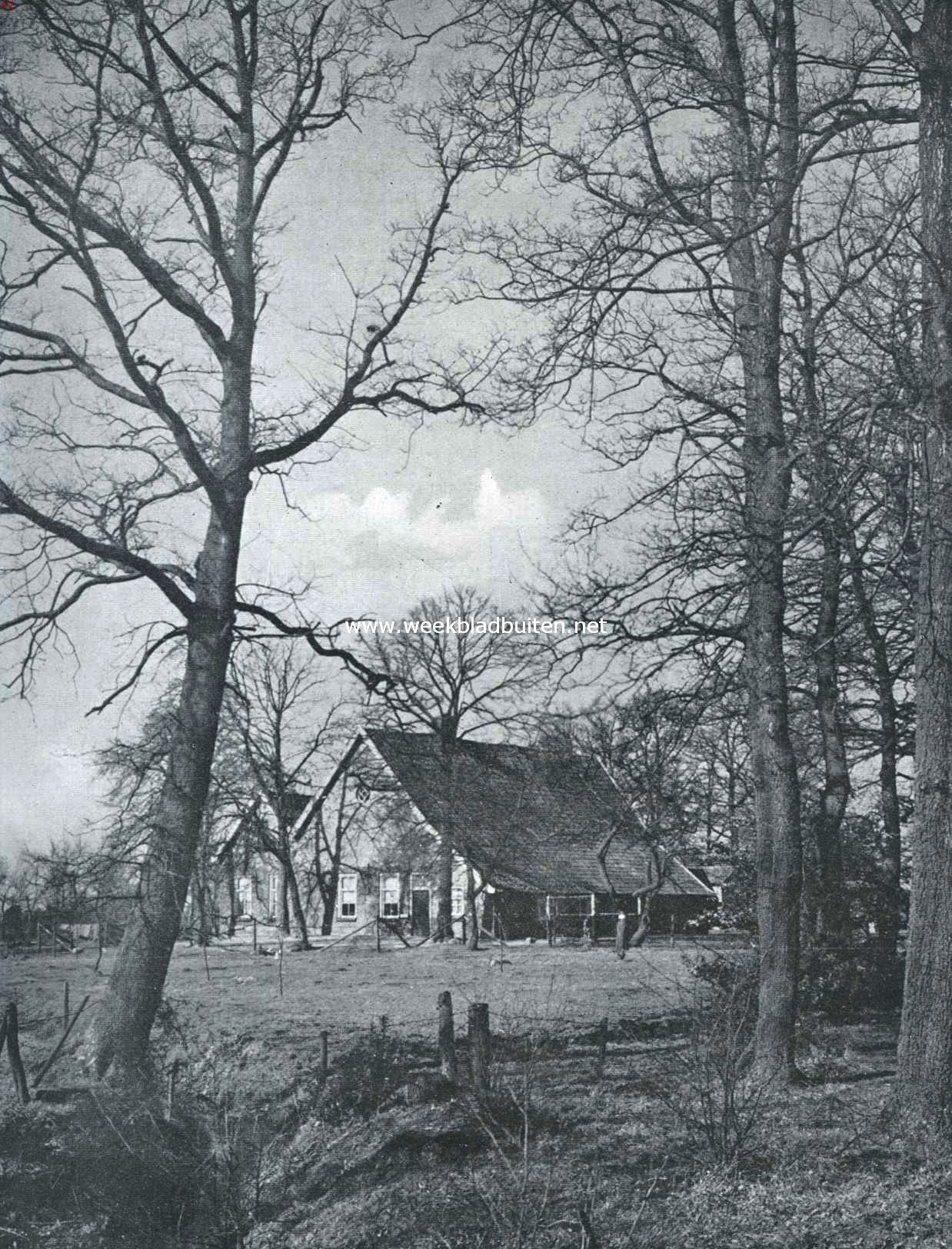 Bij de pachterswoning op het landgoed Espelo