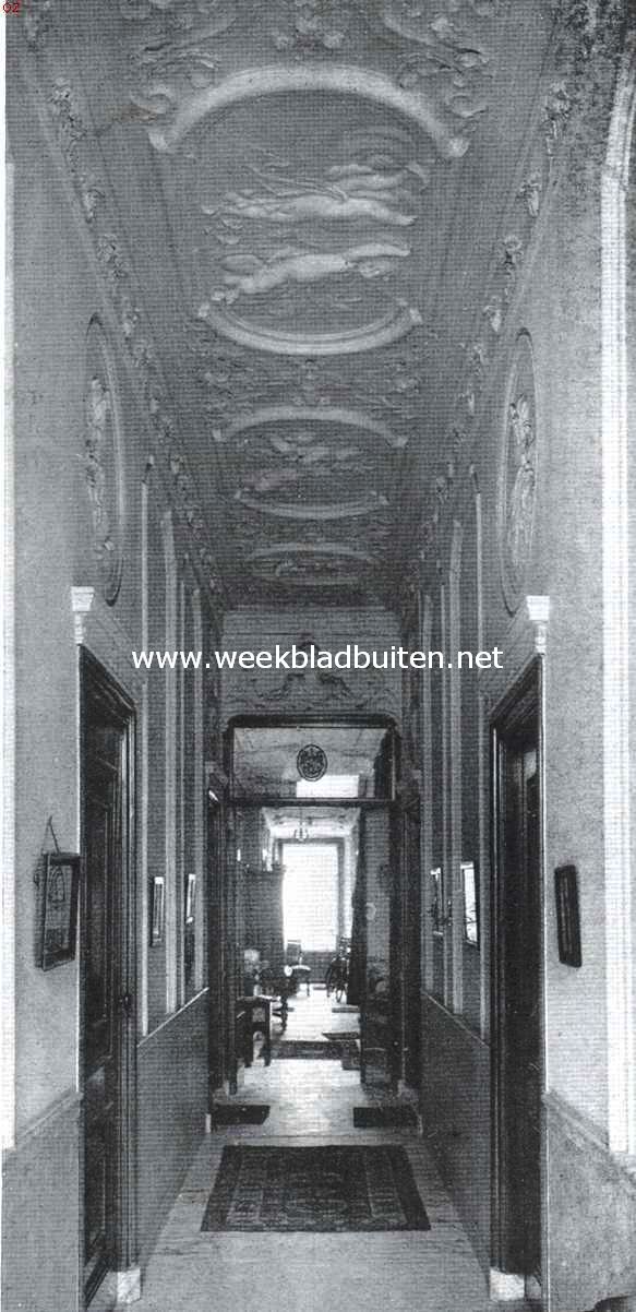 Amsterdamsche grachtpaleizen. Gang in het huis Heerengracht 170