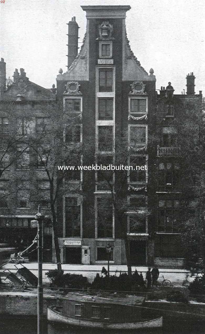 Amsterdamsche gevels. Gevel aan het Singel