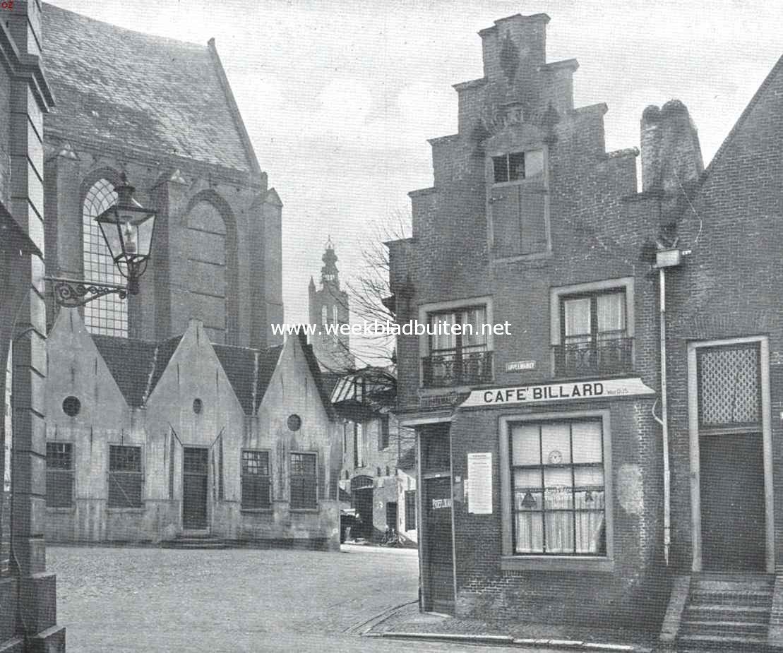 Een aardig stadsgezicht bij de St. Joriskerk te Amersfoort