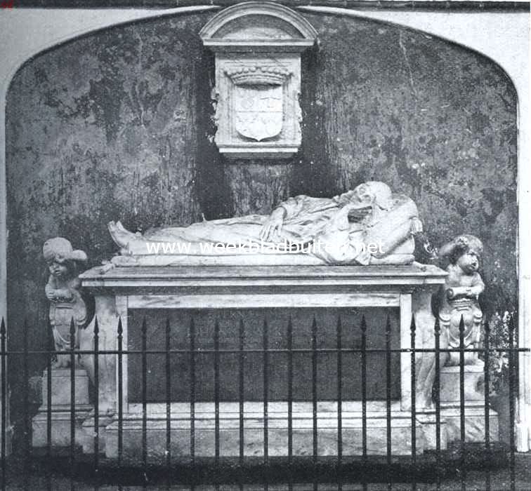 Twee vermaarde kerken van Leiden. De graftombe van Polyander A Kerckhove in de Pieterskerk