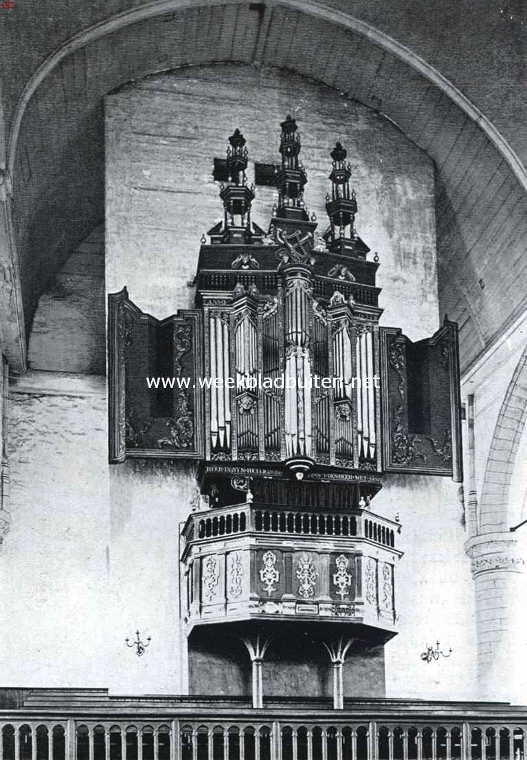 Het orgel in de Hooglandsche Kerk te Leiden