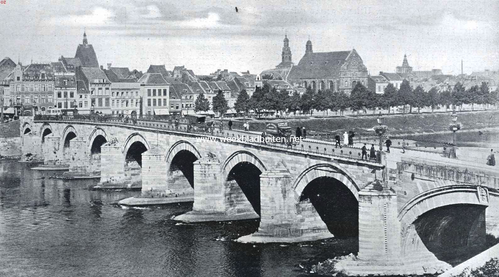 Oud-Maastricht. De Maasbrug