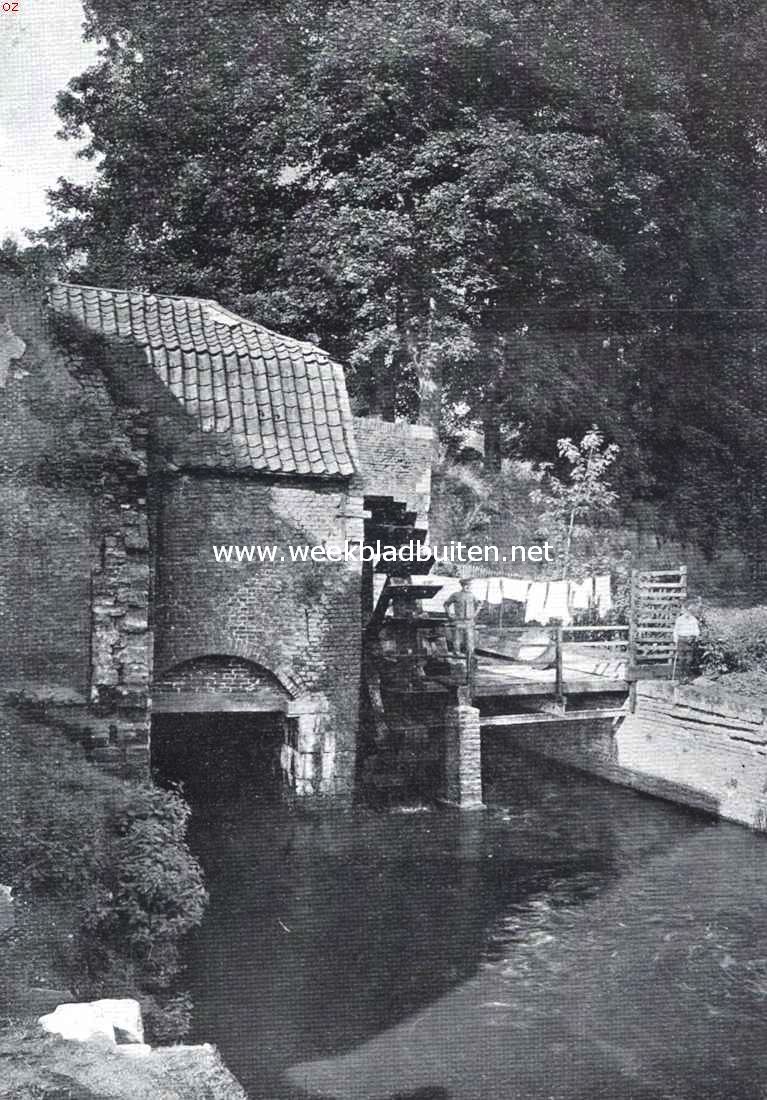 Oud-Maastricht. Watermolen in den Heksenhoek