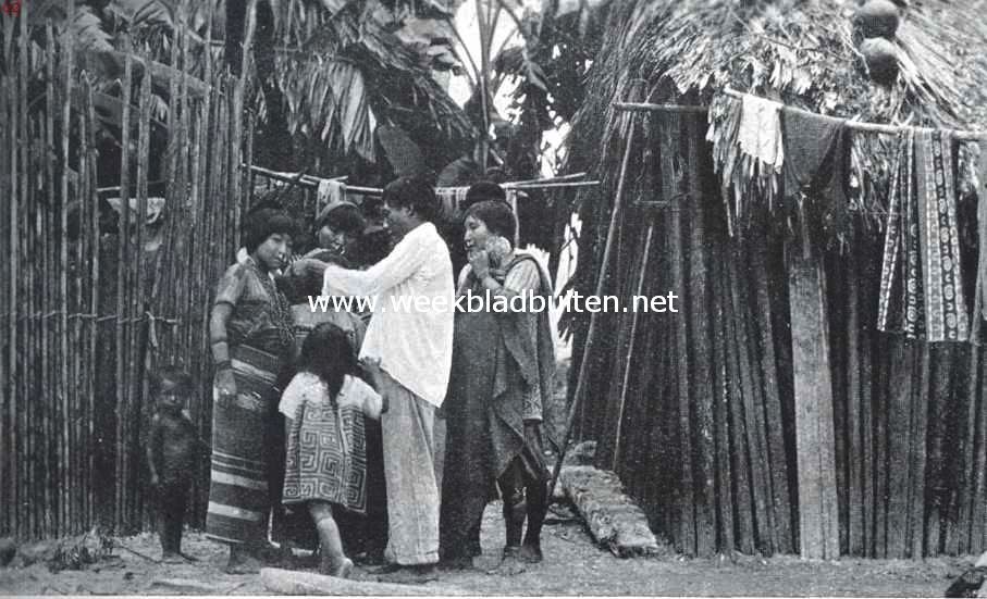 Panama. Indianenfamilie