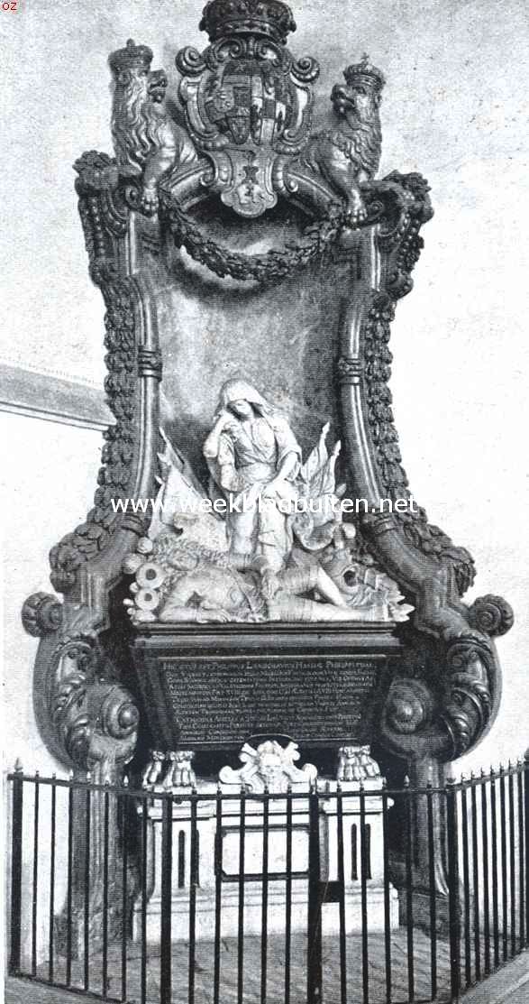 In de Groote of St. Jacobskerk te 's-Gravenhage. Grafmonument voor Philips Landgraaf van Hessen Philipsthal