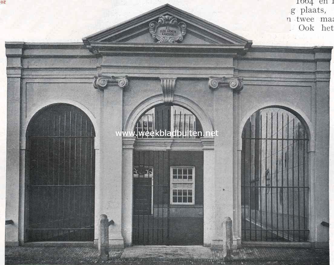Poortje van het R.K. Oude-Armenkantoor aan de Keizersgracht te Amsterdam
