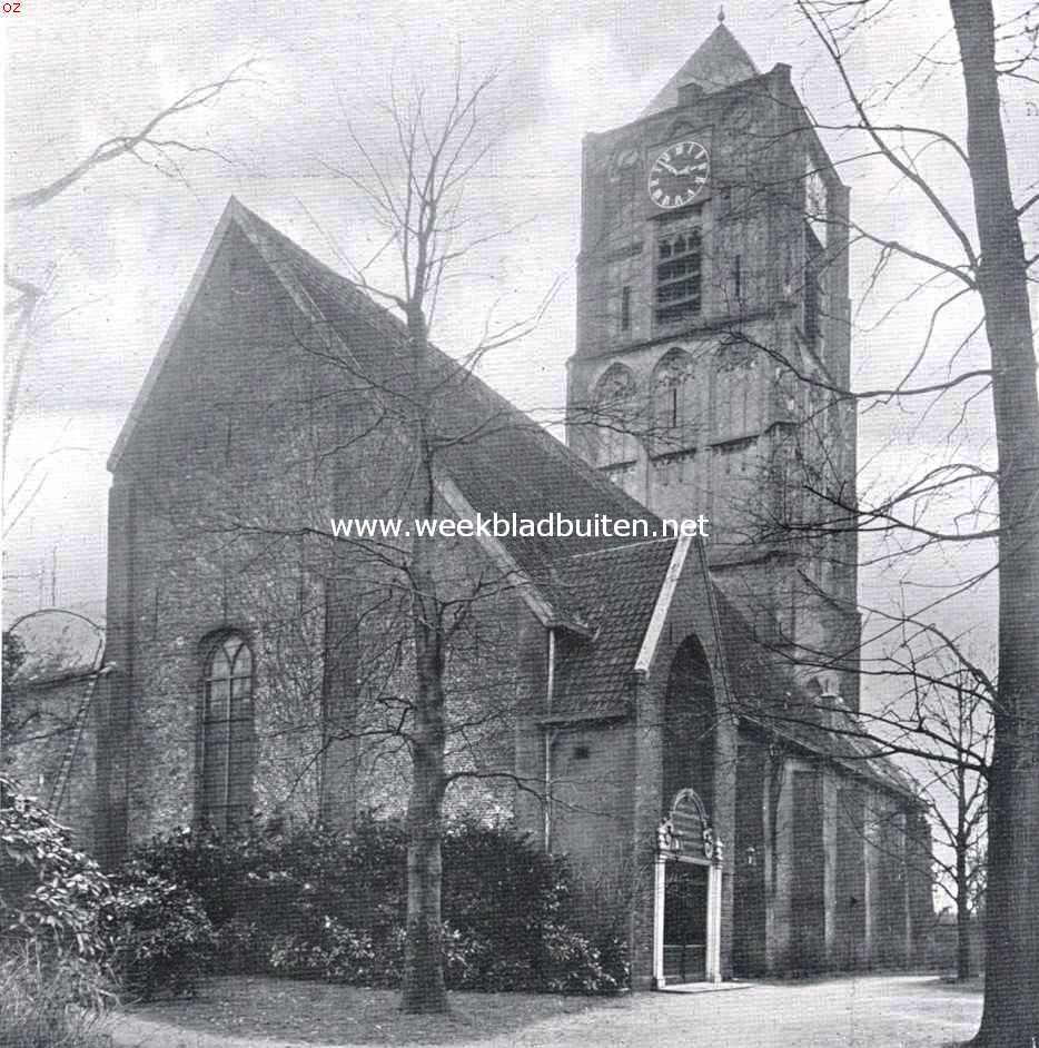 De St. Maartenskerk te Tiel, uit het oosten gezien