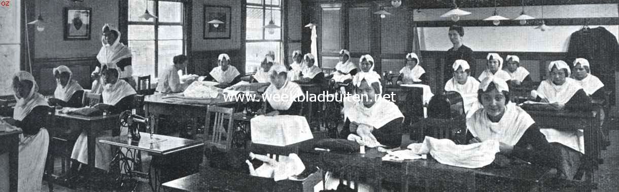 Het Gereformeerd Burgerweeshuis te Rotterdam. De naaikamer