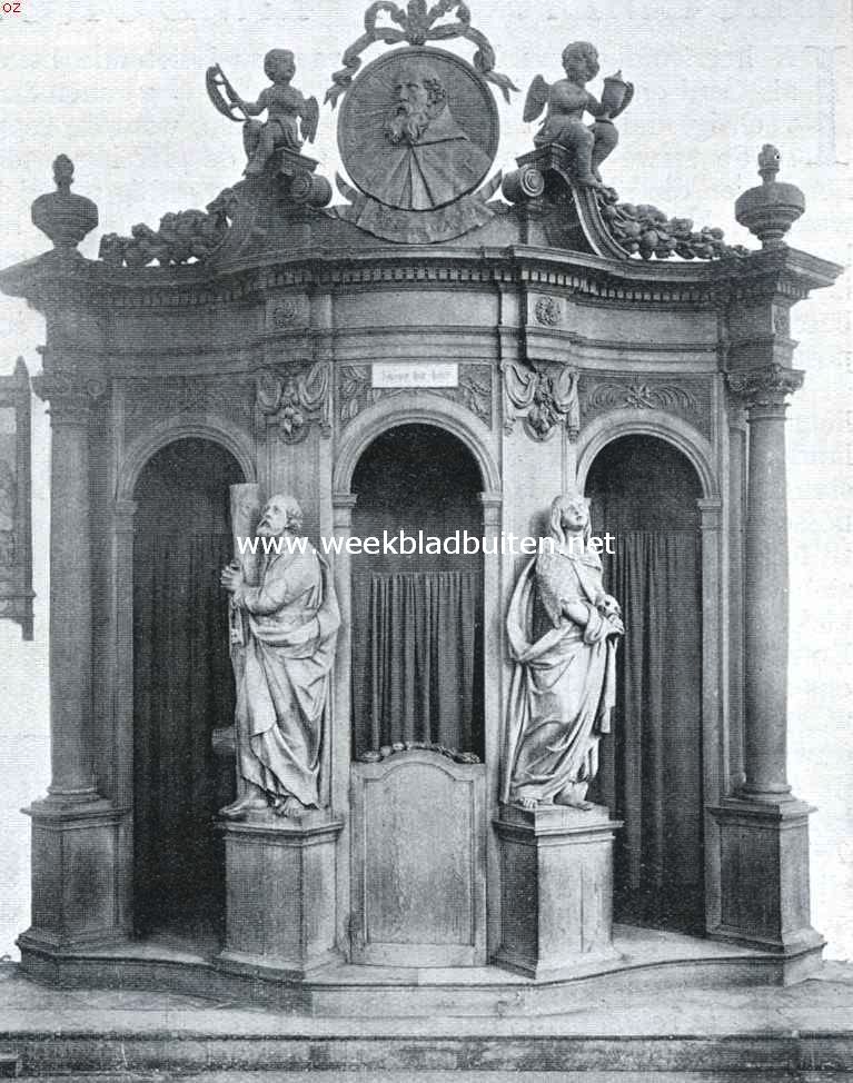 Biechtstoel in de St. Martinuskerk te Weert