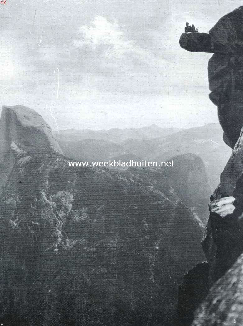 Glacier Point in het Yosemite National Park (Californi)