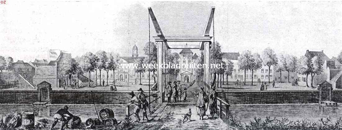 Indische bruggen. De ophaalbrug voor het kasteel van Batavia