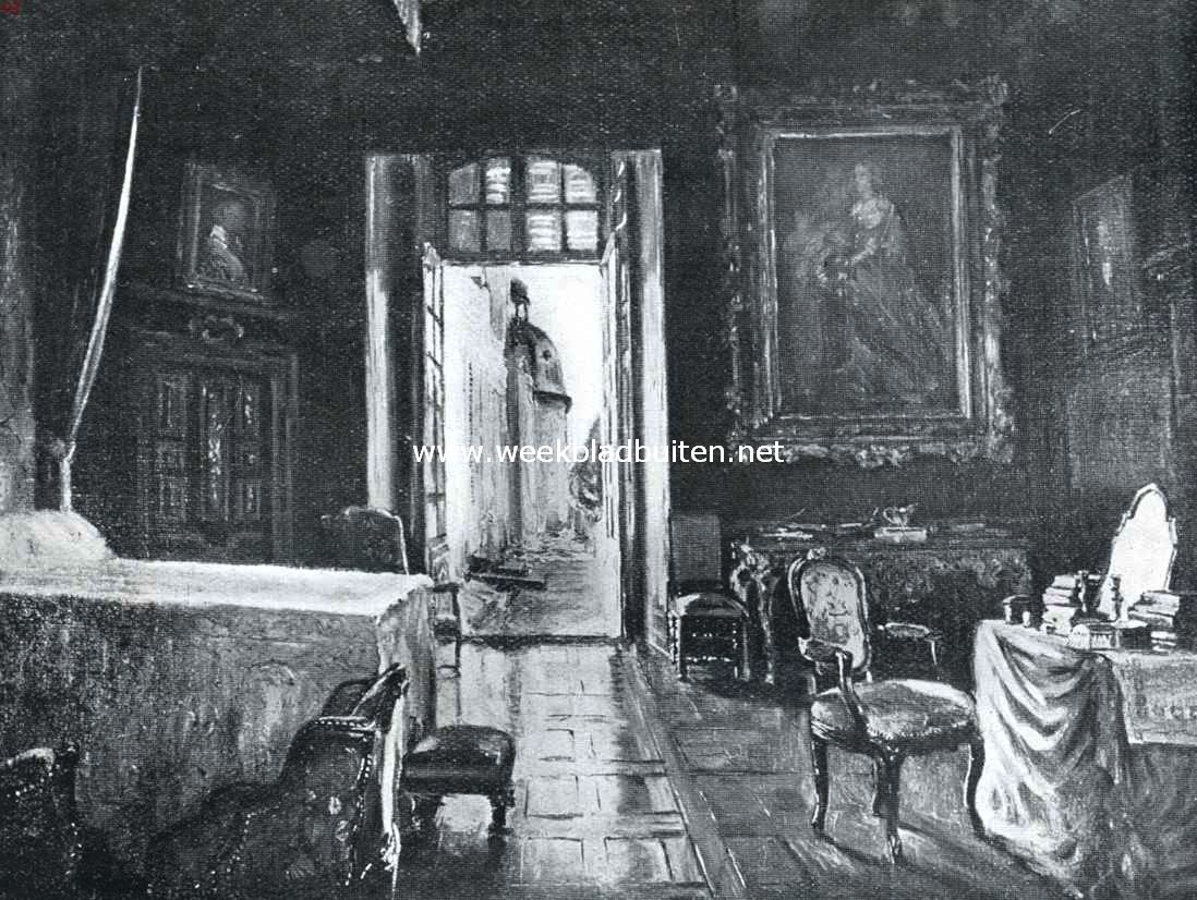 Kamer van Madame de Sevign op haar landgoed 